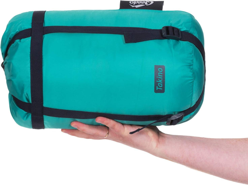 qeedo Takino Daunenschlafsack, Winterschlafsack (Gr. M & L) warm, klein & leicht