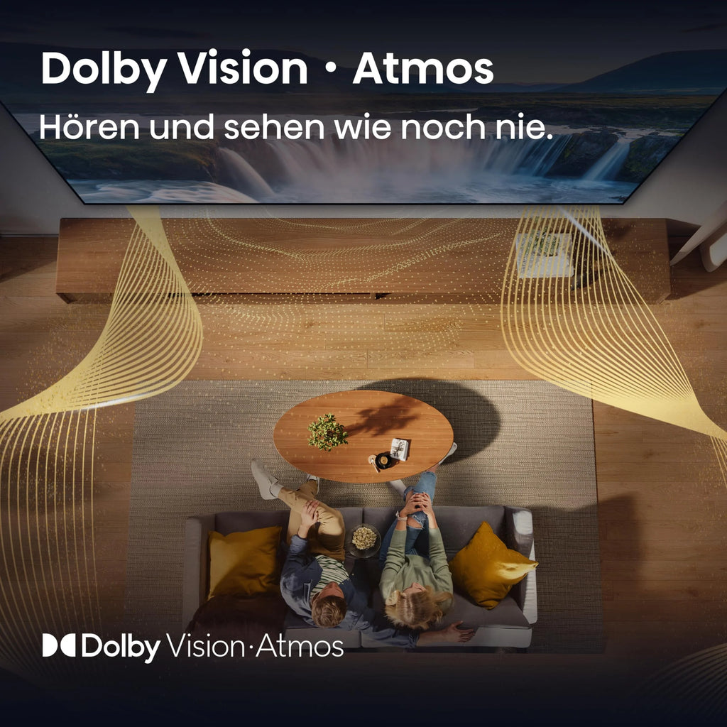 Hisense 43E7Q Fehrnseher, 43 Zoll, 4K UHD QLED, Smart TV, Game Mode Plus, Filmaker Mode, Dolby Vision Atmos, HDR10, HLG, HDR Immersive, AI 4K Upscaler, Dolby MS12, DTS X, Sprachsteuerung [2025]
