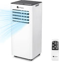 DR.PREPARE Mobiles Klimagerät 9000 BTU mit APP, 4 in 1 Mobile Klimaanlage mit Abluftschlauch, Kühlen&Ventilieren&Entfeuchten, Ventilator & Schlafmodus mit Fernbedienung, Kühlt bis zu 30m², 1-24H Timer