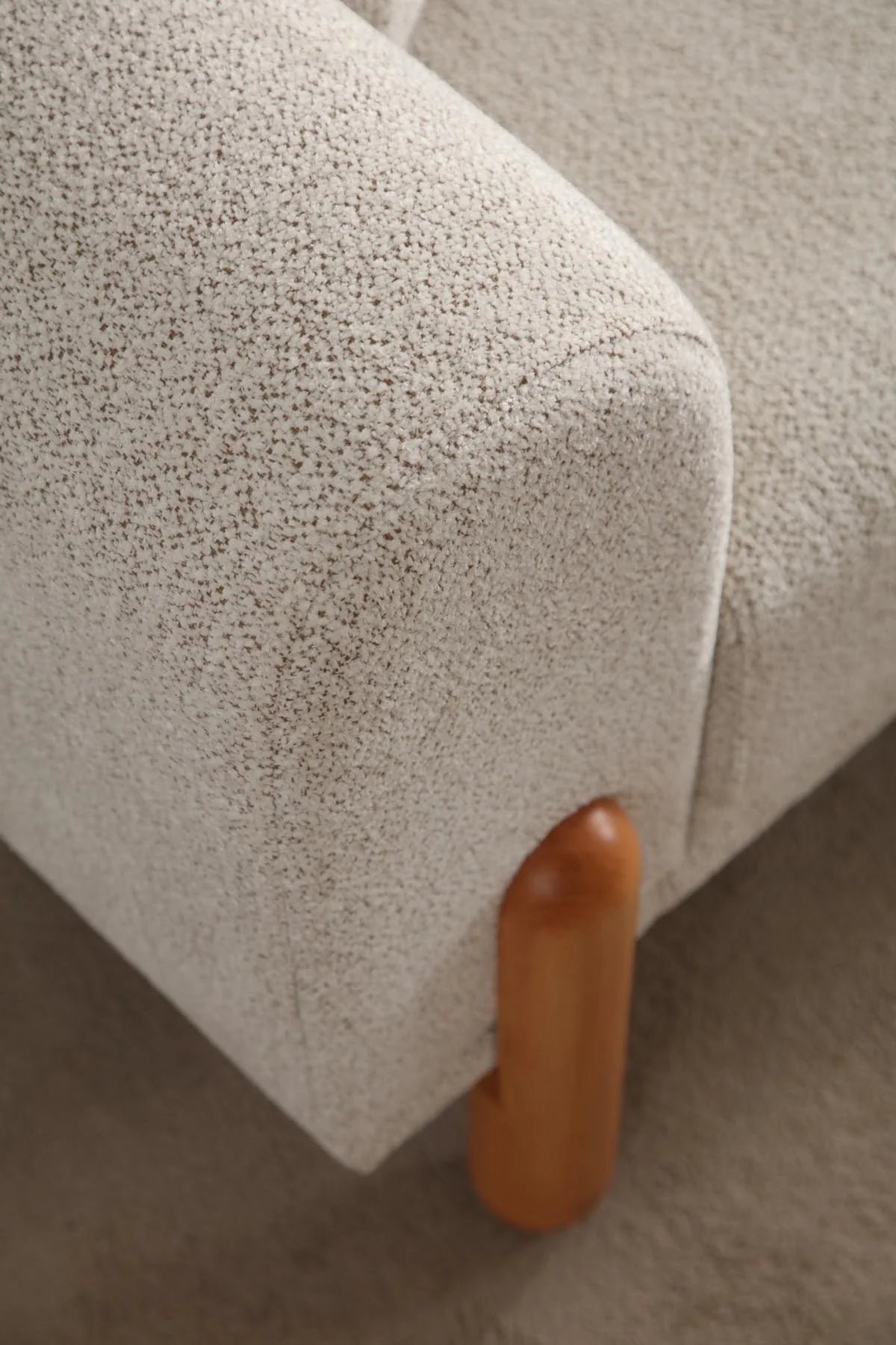 Lyke 3 Sitzer Bettsofa - Sahne
