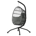 Outsunny Hängesessel Outdoor faltbar mit Becherhalter