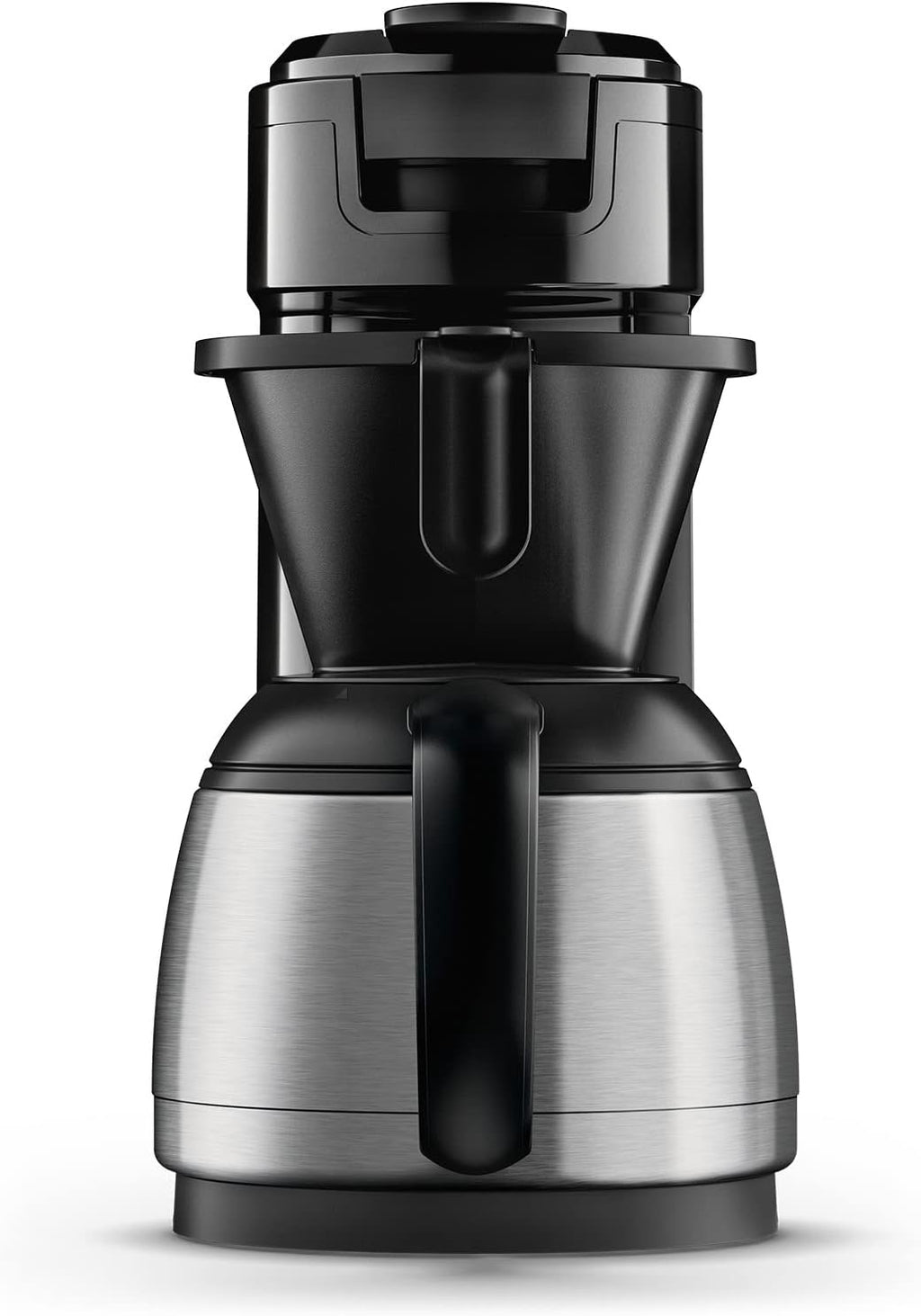 Philips Senseo Switch Pad- und Filterkaffeemaschine, 2-in-1-Brühtechnologie, 1-Liter-Wasserbehlter, 7 Tassen in einem Durchgang, Klavierlackschwarz (HD6592/64)