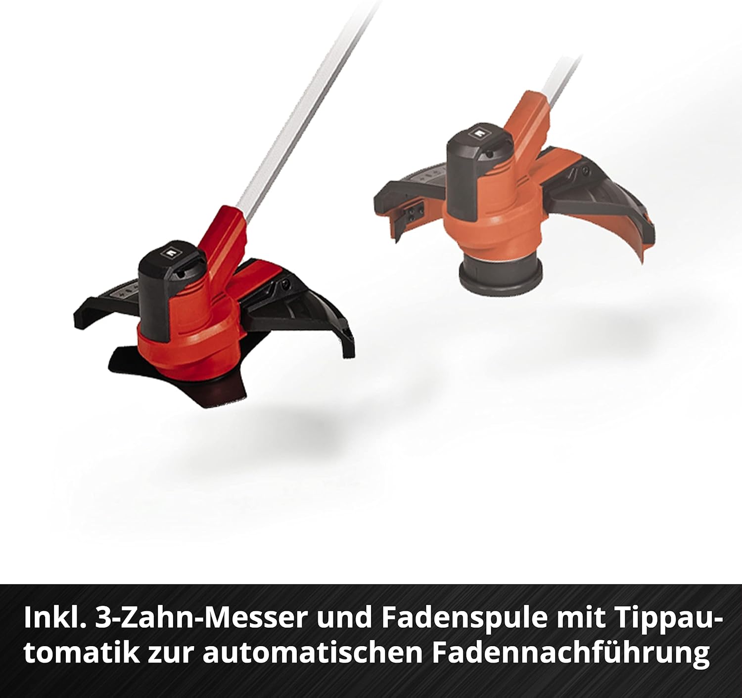 Einhell Akku-Sense AGILLO 18/200 Power X-Change (Lithium Ionen, 18V, 7.500 Umdrehungen/Min., Faden m. Tippautomatik/3-Zahn-Messer, Front-Motor, Bike-Handle, ohne Akku u. Ladegerät)