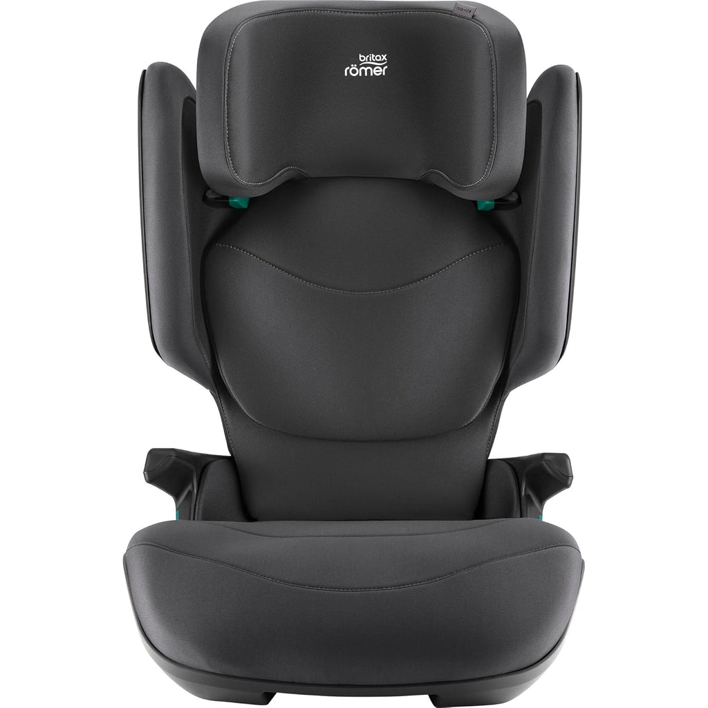 BRITAX RÖMER Kindersitz KIDFIX PRO M, für Kinder von 100-150 cm (i-Size) mit und ohne ISOFIX, 3,5-12 Jahre, Midnight Grey | Classic