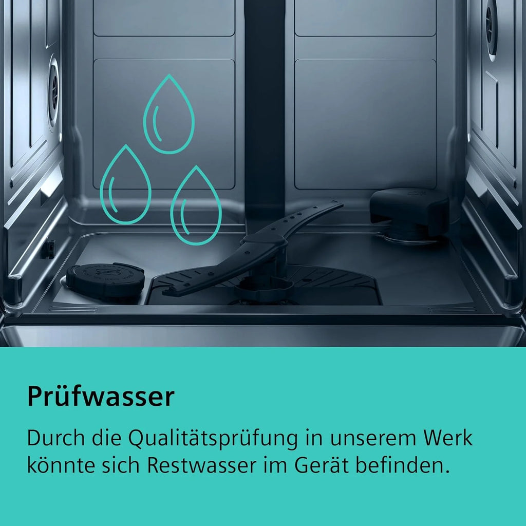 Siemens SN63EX06VE, iQ300 Smarter Geschirrspüler, Vollintegrierte Spülmaschine, 60 cm, Besteckschublade, Extra leise, varioSpeed, Automatische Türöffnung, Dreifach rackMatic, infoLight, intesiveZone