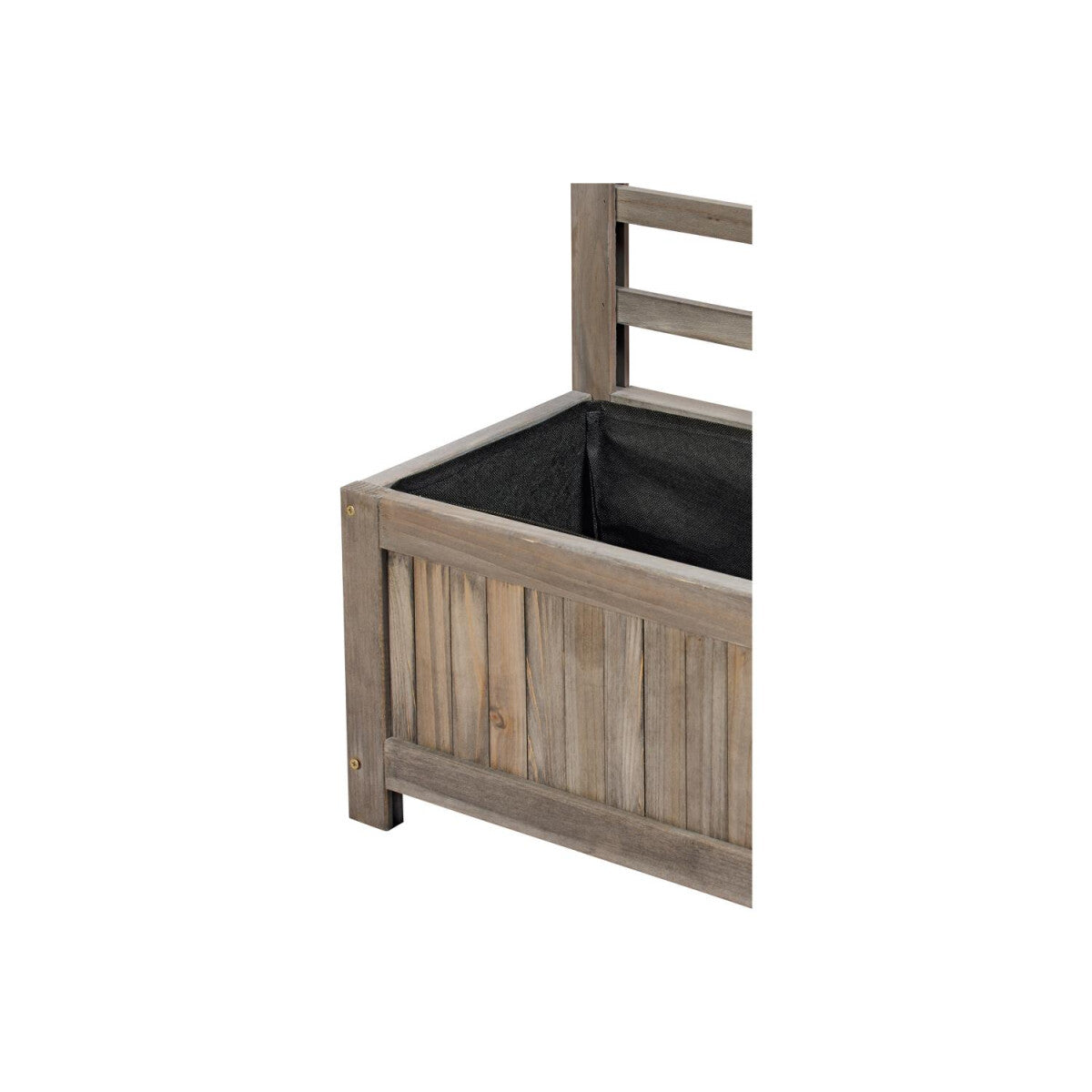 PARKSIDE® Pflanzkasten mit Rankgitter, mit umweltfreundlicher Lasur (Grau) - B-Ware neuwertig