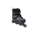CRIVIT Jugend-Softboot-Inlineskates, größenverstellbar (schwarz/lila) - B-Ware gut