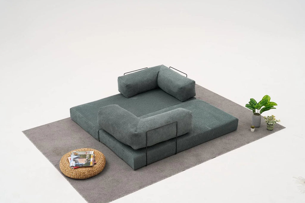 Comfort 3er Sofa - Grün