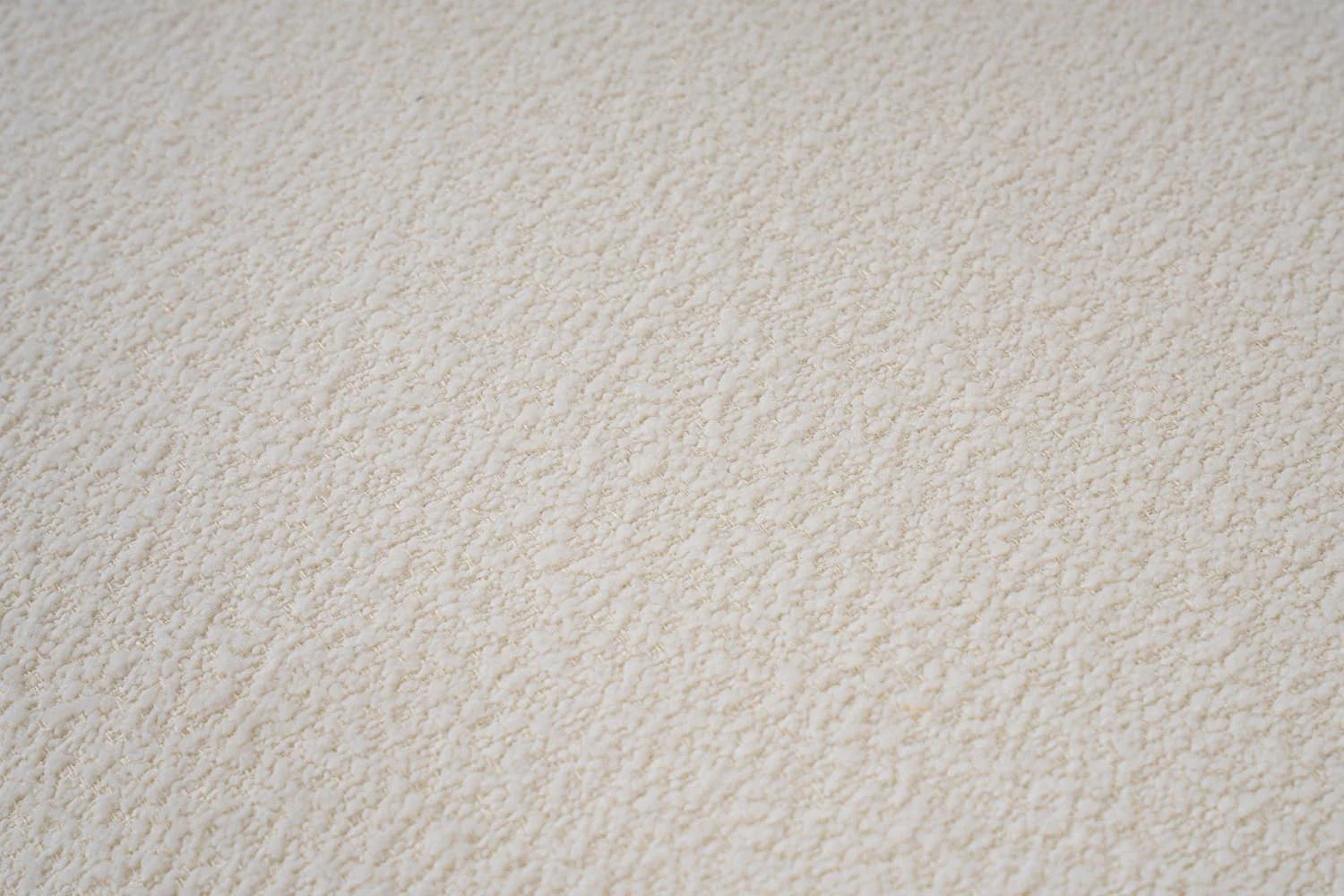 Bubble Beige L1 Ecksofa - Weiss