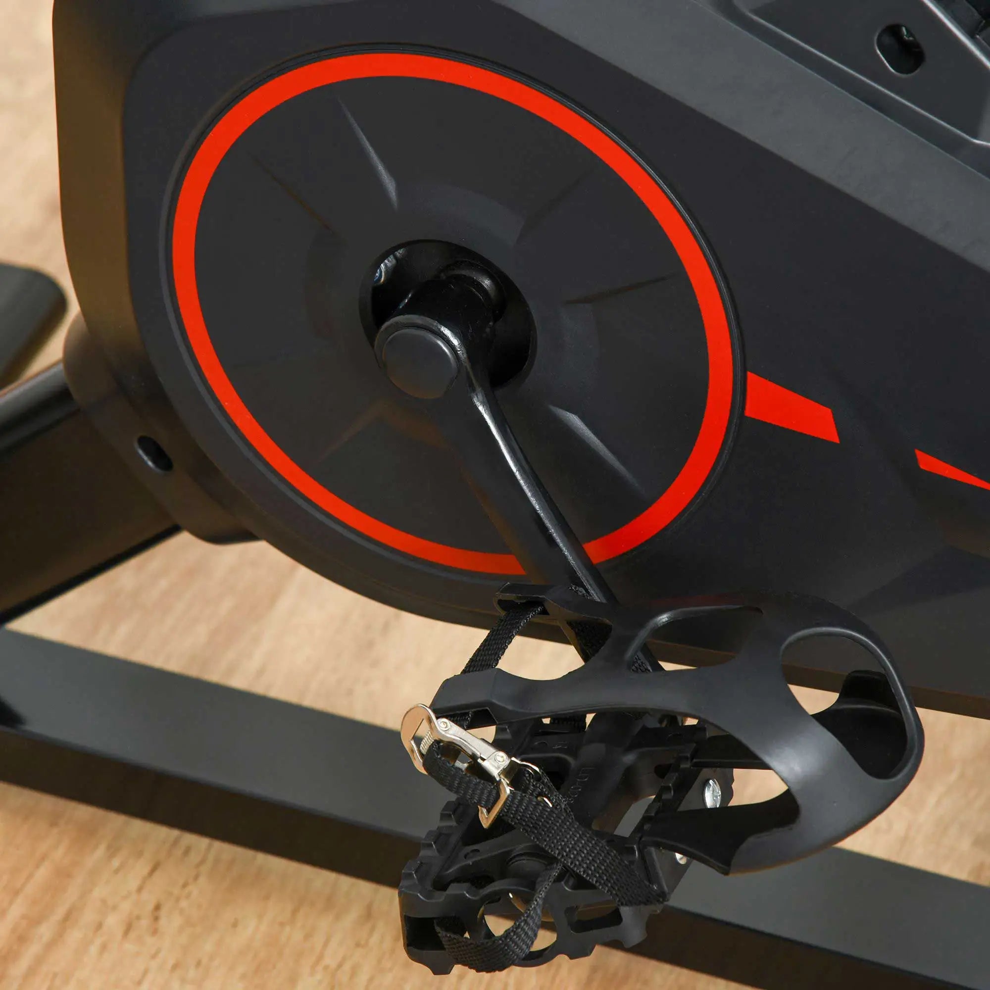 HOMCOM Fahrradtrainer Heimtrainer LCD-Display höhenverstellbar