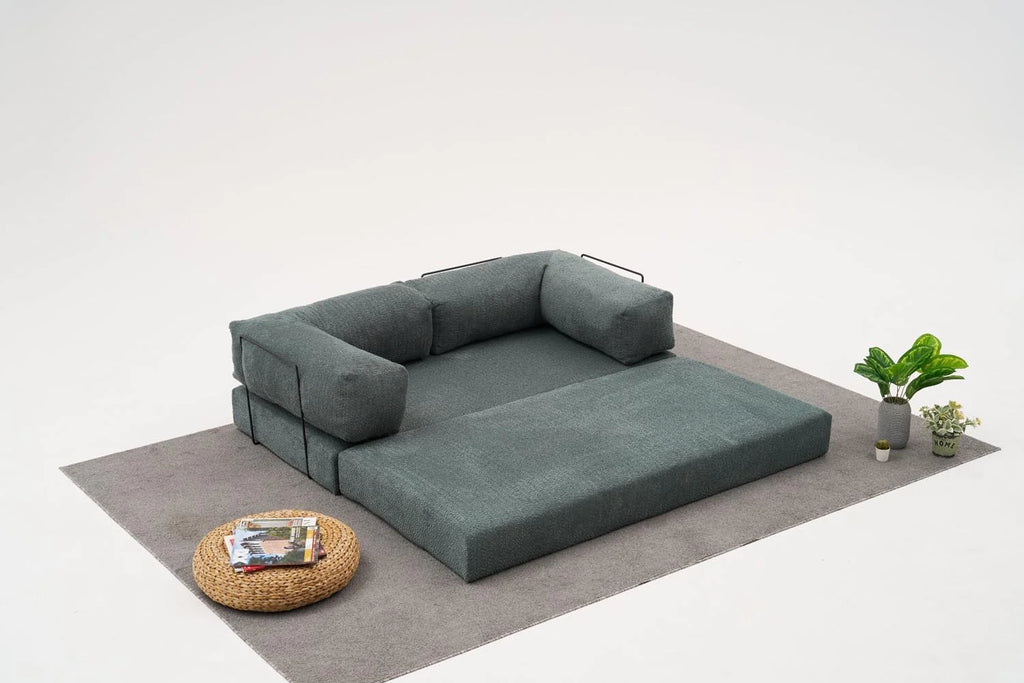 Comfort 3er Sofa - Grün