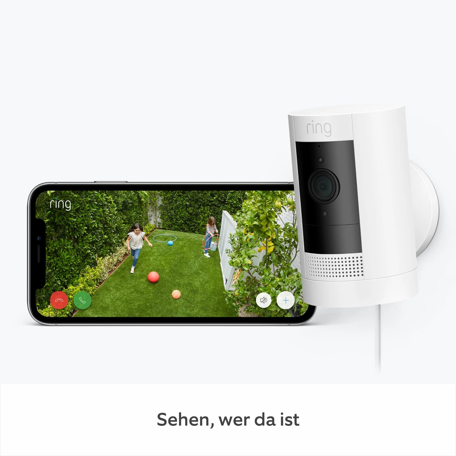 2er-Set Auenkamera Netzstecker | Stick Up Cam Plug-In