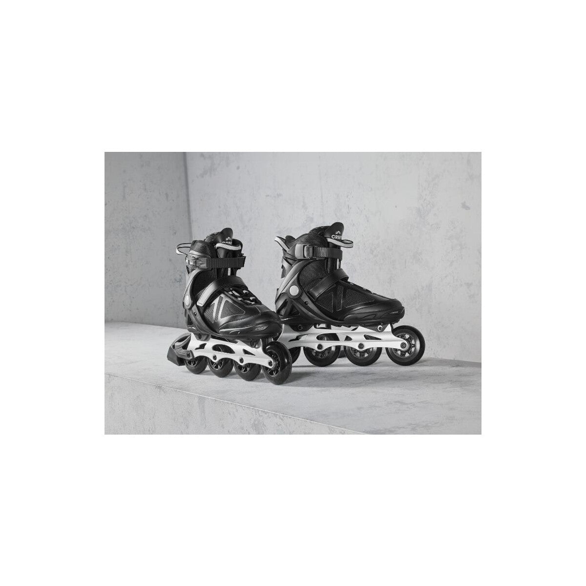 CRIVIT Damen-Inlineskates, Softboot, 38, schwarz - B-Ware neuwertig