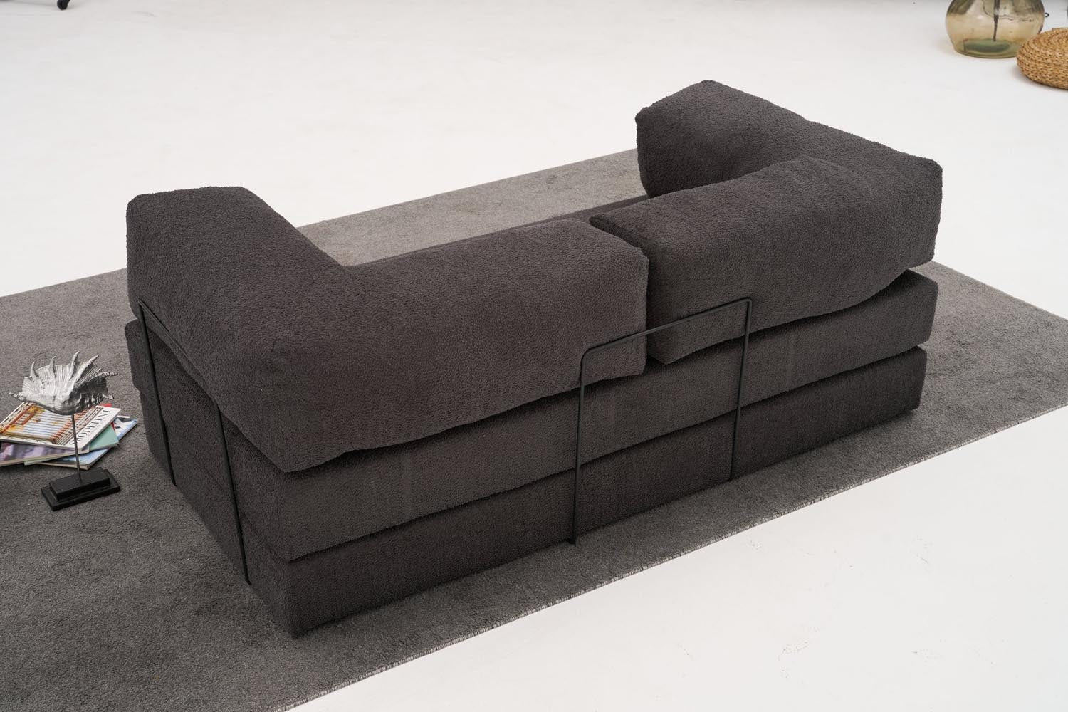 Comfort 3er Sofa - Anthrazit