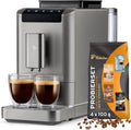 Tchibo Kaffeevollautomat Esperto2 Caffè mit 2-Tassen-Funktion für Caffè Crema und Espresso, Granite Black - INKLUSIVE Kaffeeprobierset GRATIS