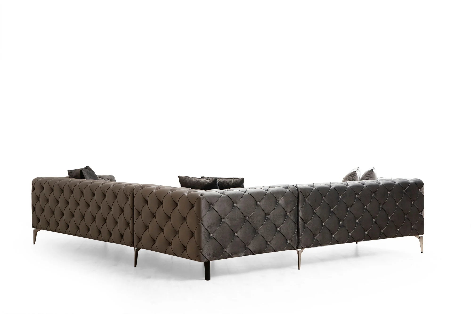 Como Left Ecksofa - Anthrazit