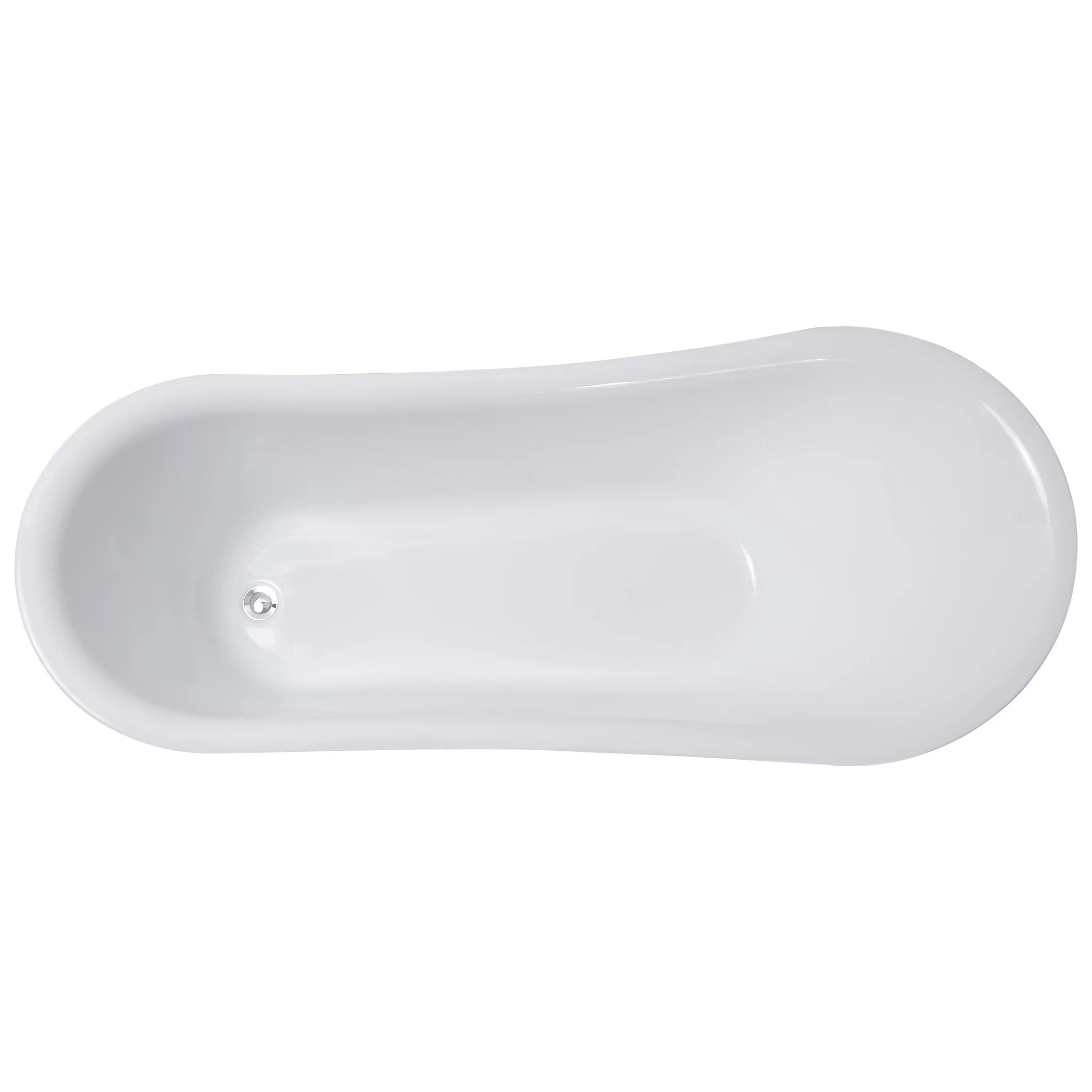 Lykke Badewanne mit Füen Nordic Deluxe 1700x750x730mm, Wei