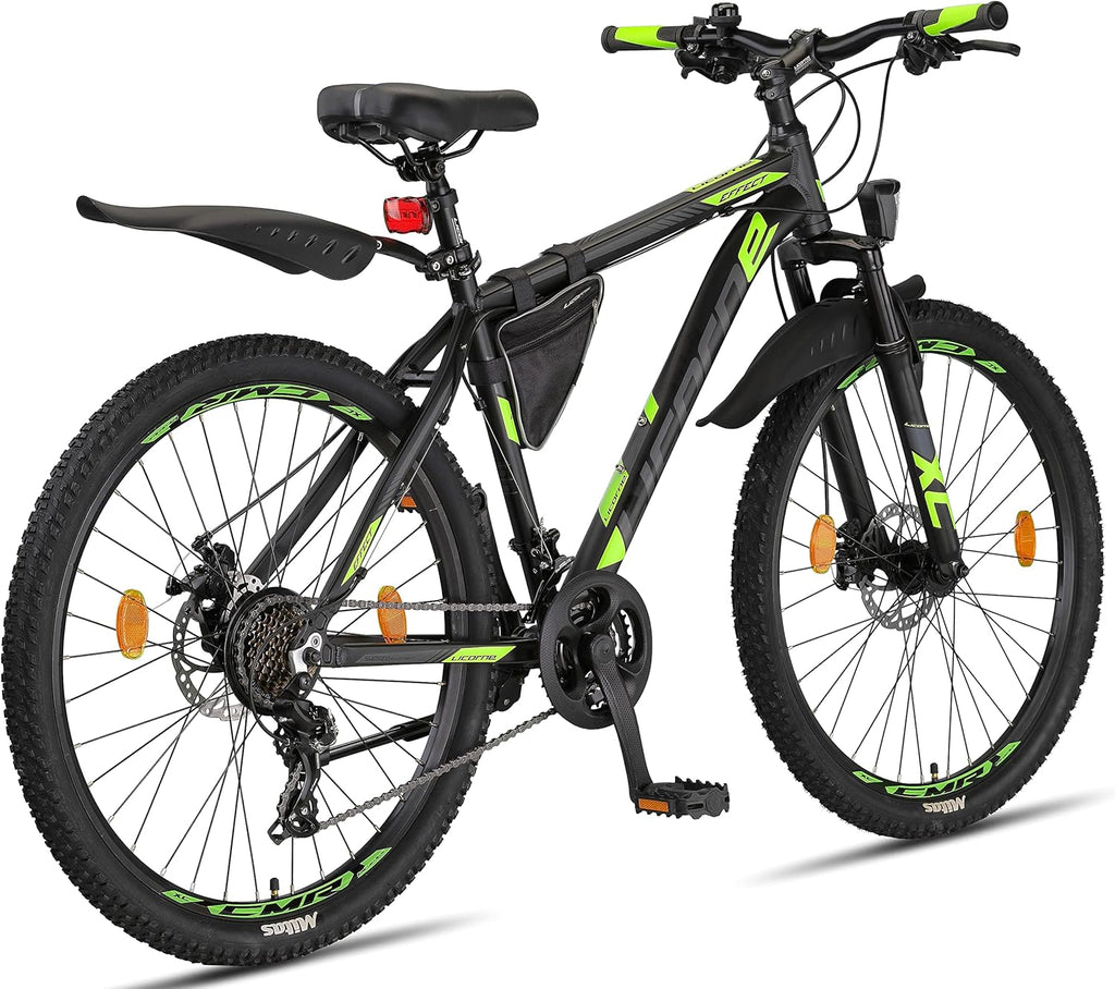 Licorne Bike Effect Premium Mountainbike Aluminium Discbremse Jungen Mädchen 21 Gang