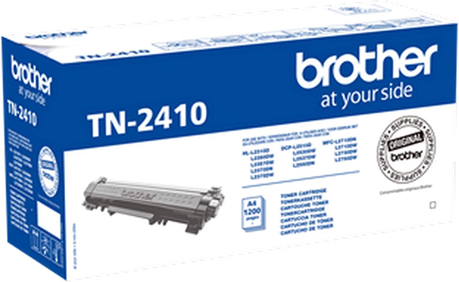 Brother MFC-L2835DW | 4-in-1-Multifunktionsdrucker (Drucken/Scan/Kopieren/Faxen) Laserdrucker Monochrom – WLAN & Ethernet – Dokumentenzuführung (ADF) für 50 Blatt – Druckgeschwindigkeit von 32 Seiten