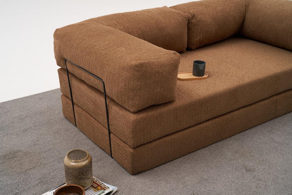 Comfort 3er Sofa - Braun